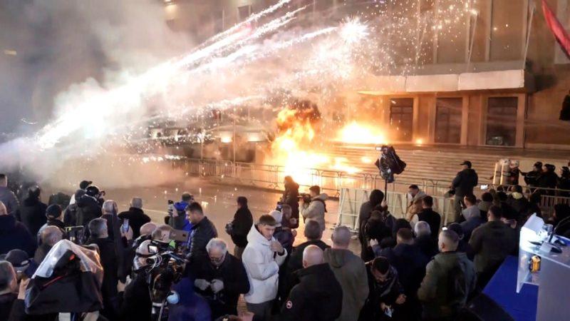 European capital rocked by violent protests as government corruption probe fuels unrest